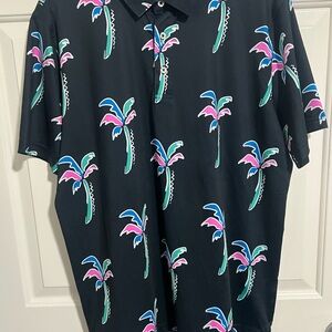 Men's Chubbies Palm Tree Print Shirt